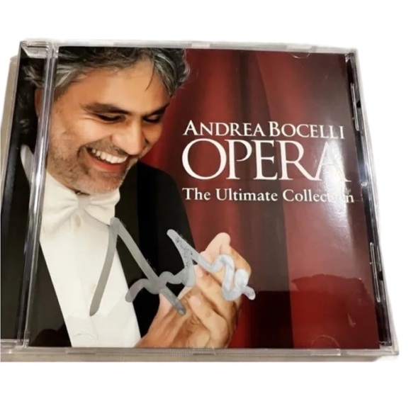 Collectors item Andrea bocelli signed cd cover with cd collectible autographed - Picture 7 of 8